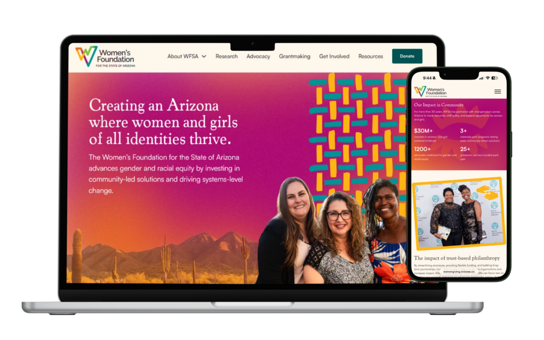 Women’s Foundation for the State of Arizona Unveils New Website and Brand Identity