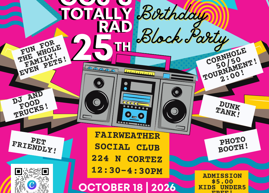 CCJ Celebrates 25 Years with a Totally Rad Birthday Block Party